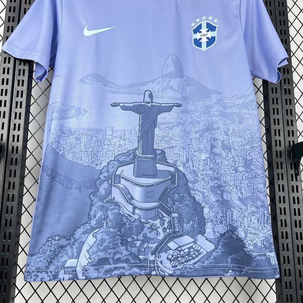 2026 Brazil Special Edition Purple Rio Football Shirt