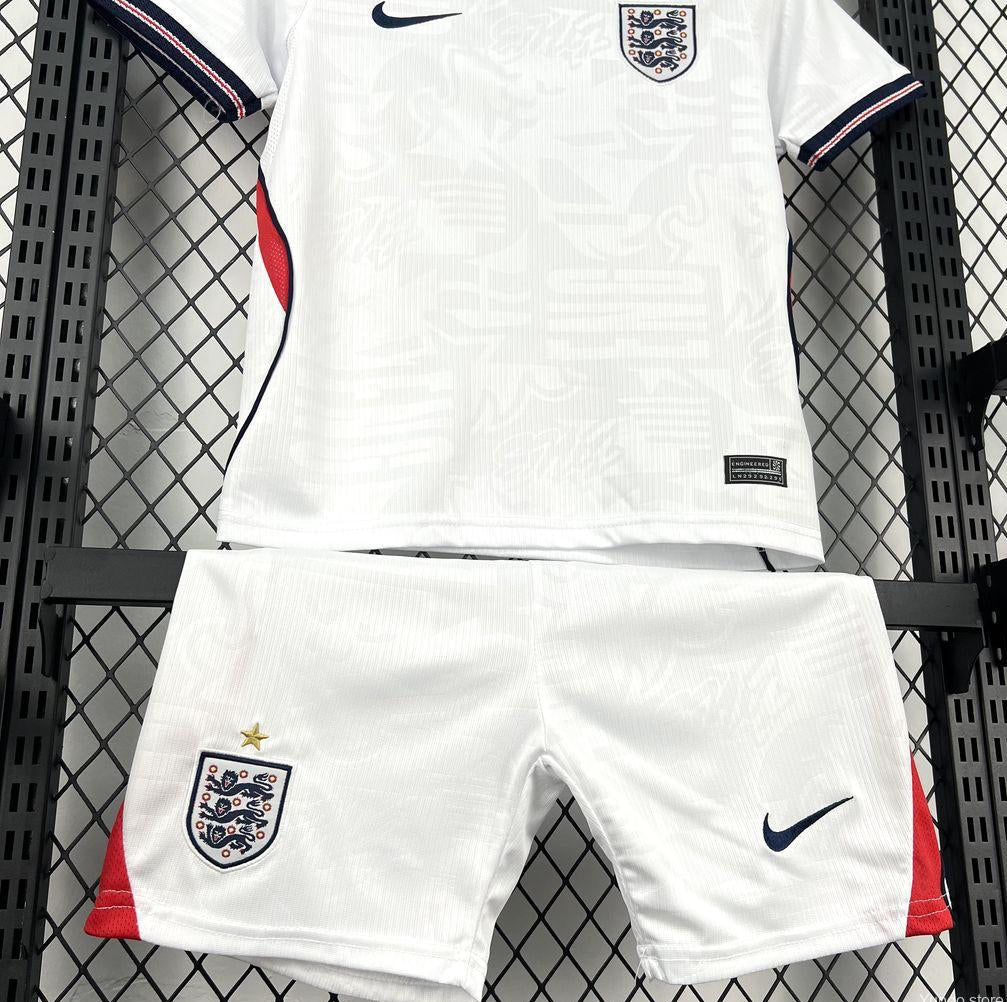 2026 England Home Football Shirt Kids Size