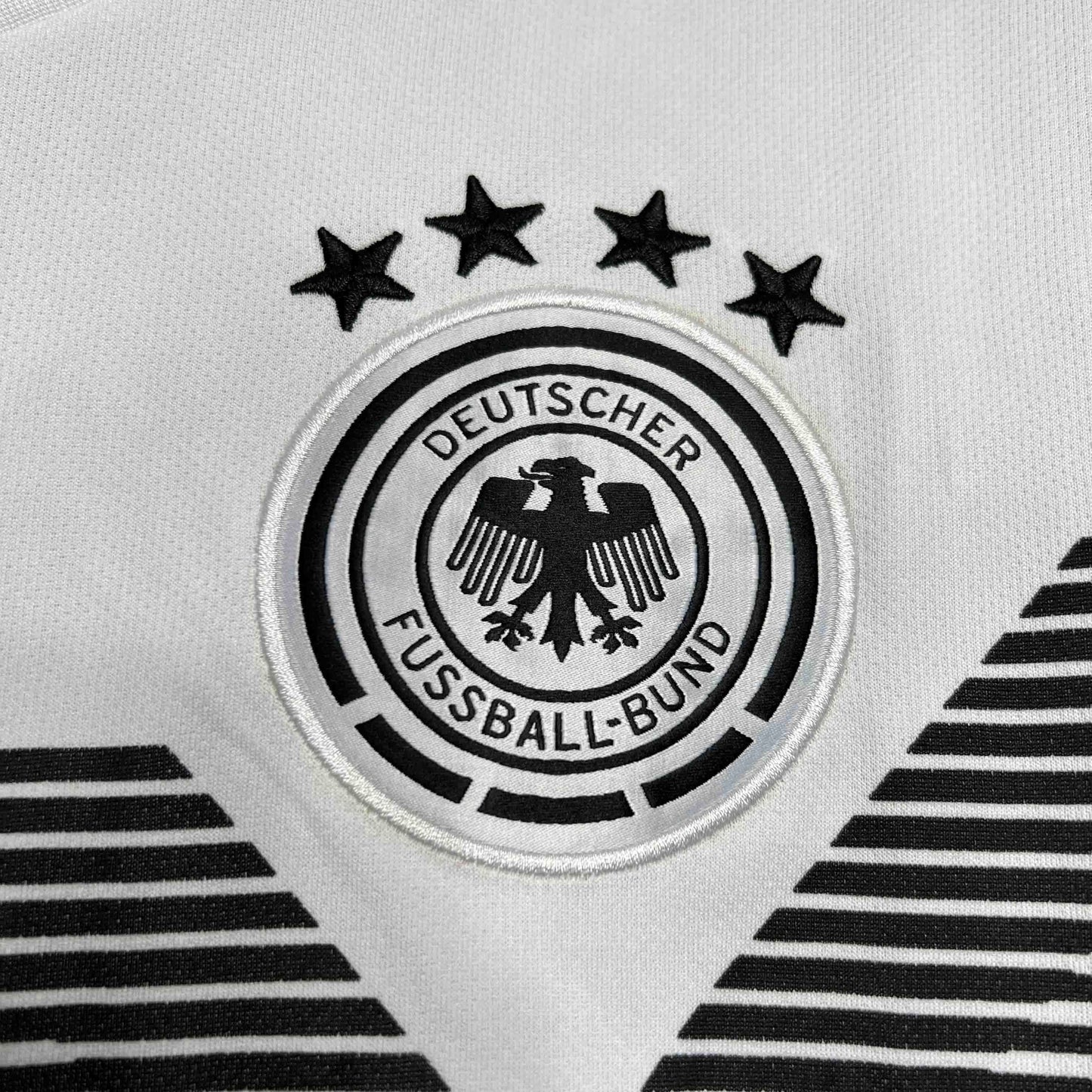 2018 Retro Germany Home Football Jersey