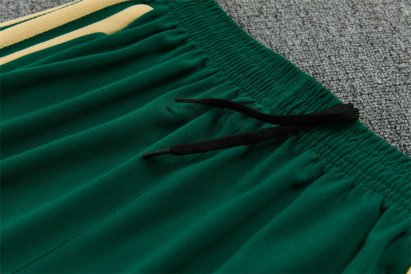 2026/2027 Italy Blue Half Zipper Green Tracksuit