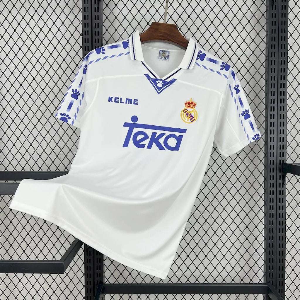 1996/1997 Retro Real Madrid Home Soccer Jersey