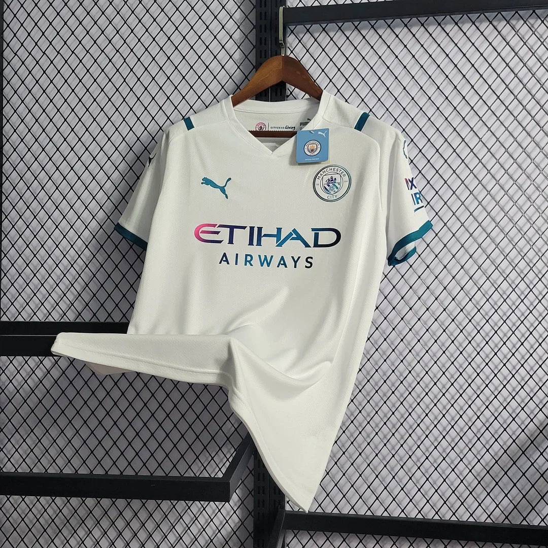 Manchester City Football Shirt 2021/2022 Retro Away