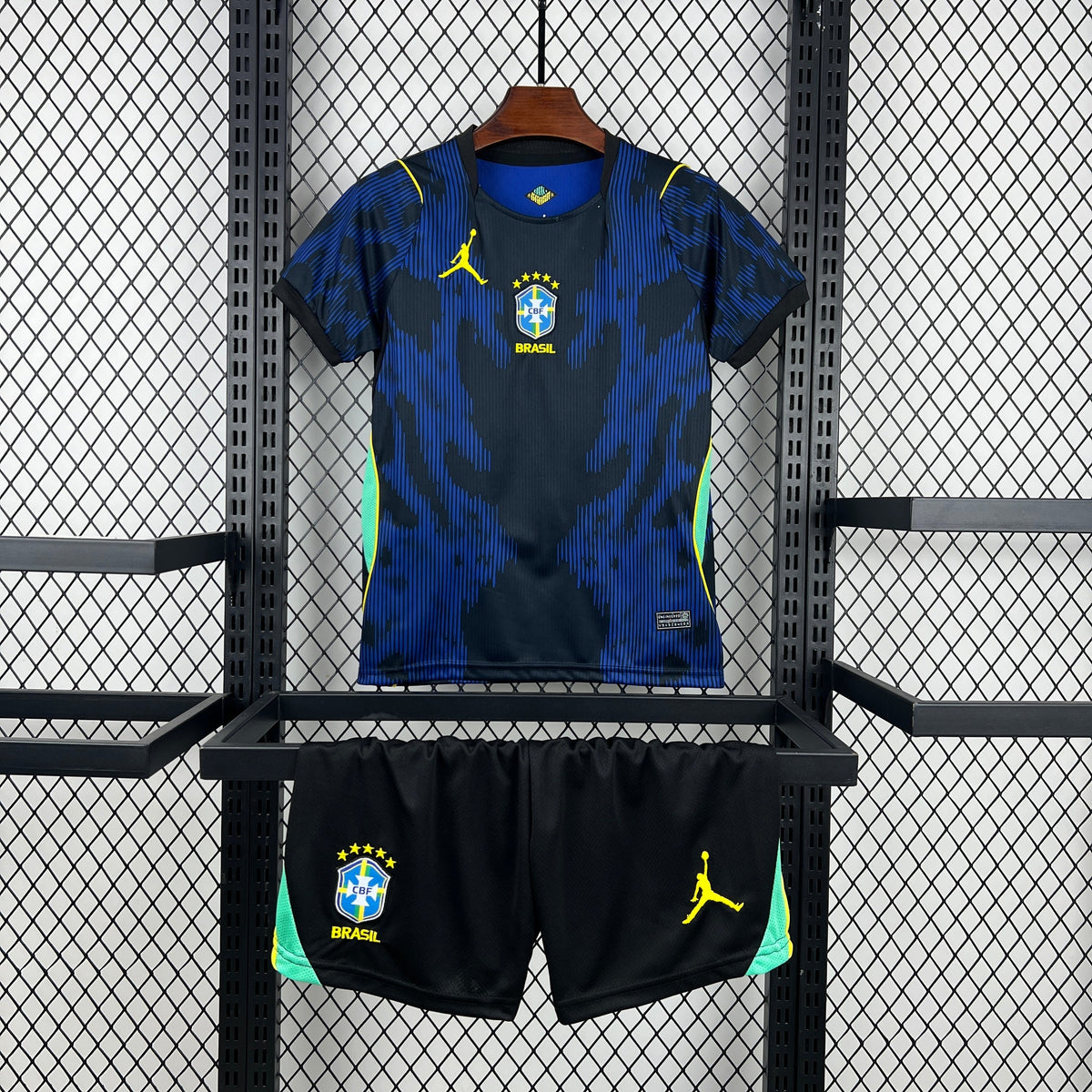 2026 Brazil Away World Cup Football Shirt Kids Size