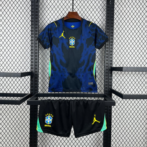 2026 Brazil Away World Cup Football Shirt Kids Size