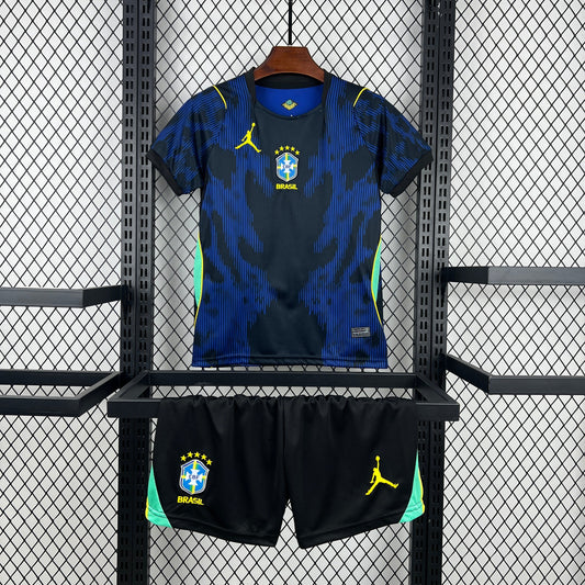 2026 Brazil Away World Cup Football Shirt Kids Size