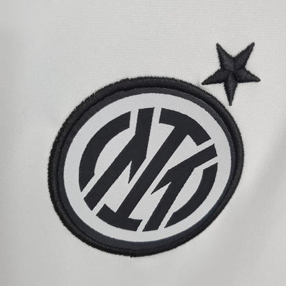 Internazionale Milan Football Jersey White 2021/2022 Retro Away