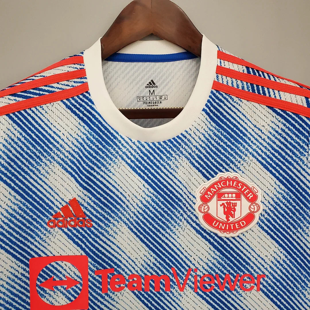 Manchester United Football Shirt Away 2021/2022 Retro