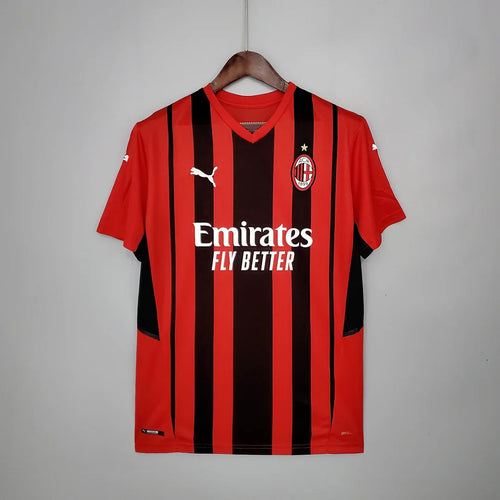 AC Milan Soccer Jersey Home 2021/2022 Retro