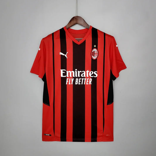 AC Milan Soccer Jersey Home 2021/2022 Retro