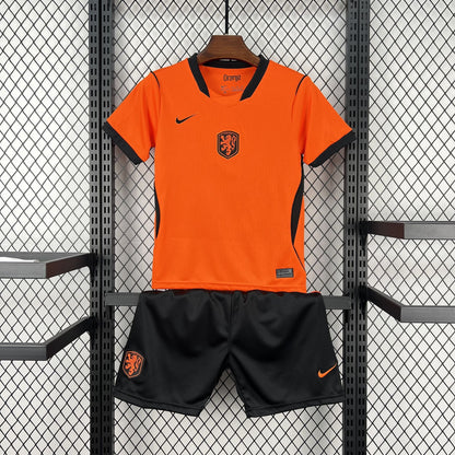 2026 Netherlands Home World Cup Football Shirt Kids Size