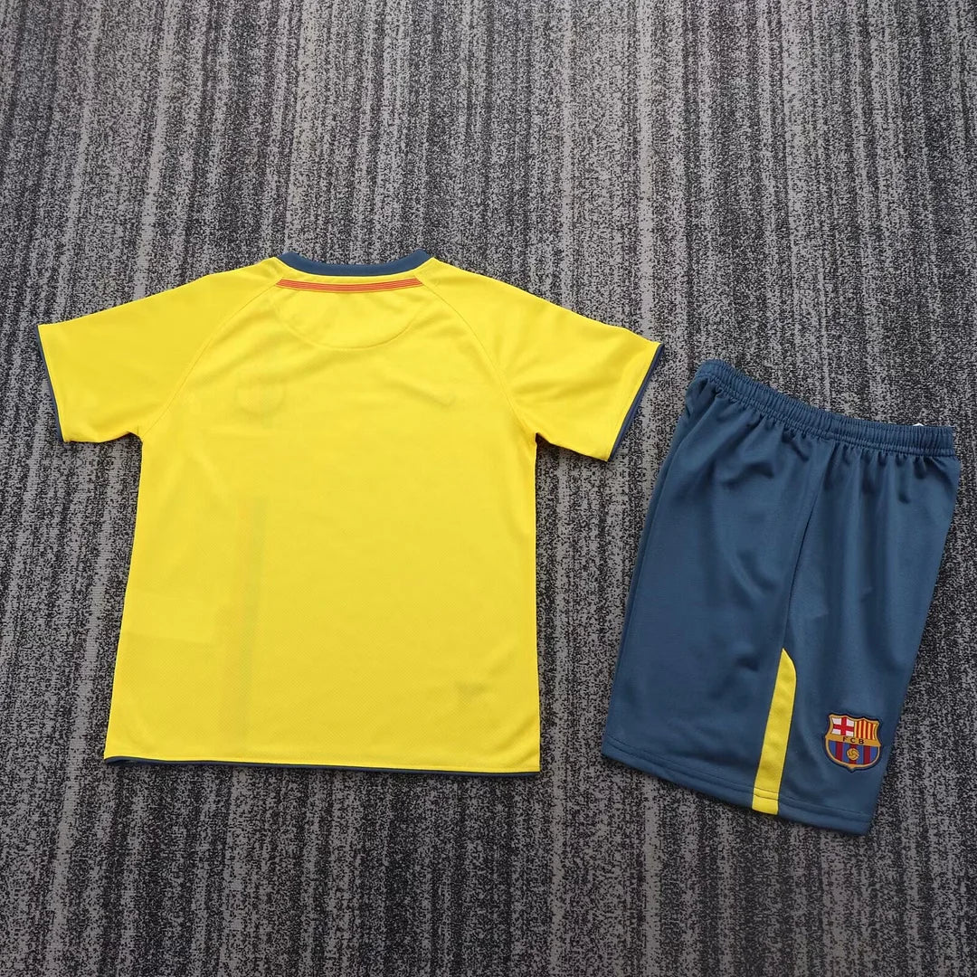 2008/2009 Retro Barcelona Away Football Shirt Kids Size 1:1 Thai Quality