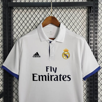 2016/2017 Retro Real Madrid Home Football Shirt
