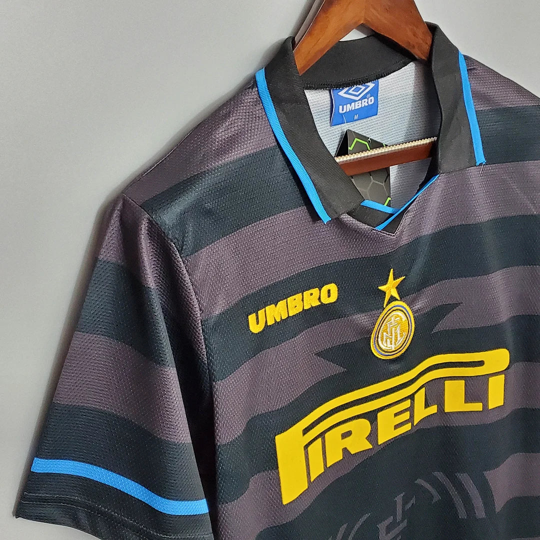 1997/1998 Retro Internazionale Milan Away Football Jersey