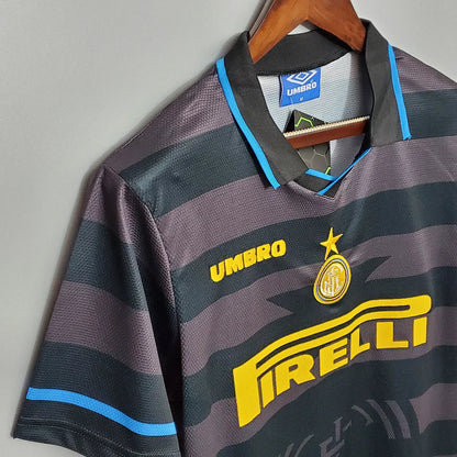 1997/1998 Retro Internazionale Milan Away Football Jersey