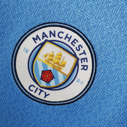 Manchester City Football Shirt 2021/2022 Retro Home