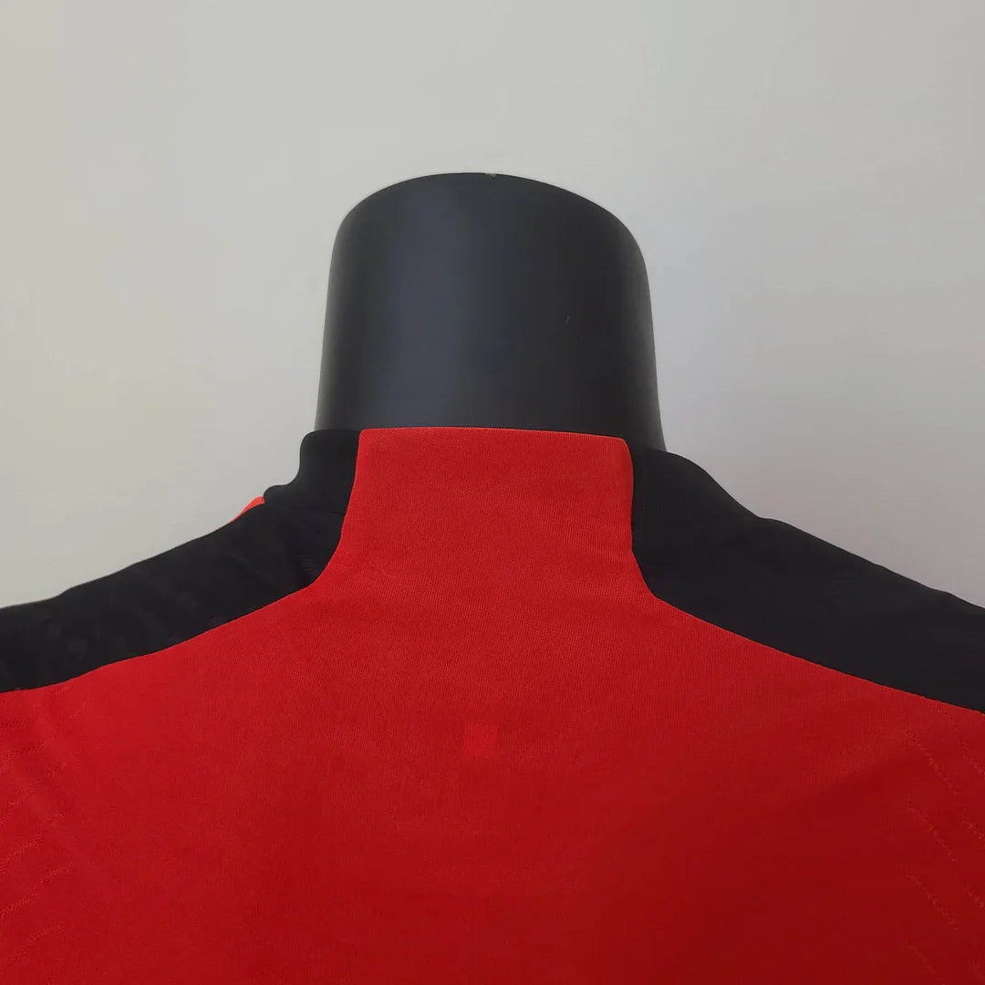 2022 FIFA World Cup Belgium Home Soccer Shirt - Player Version