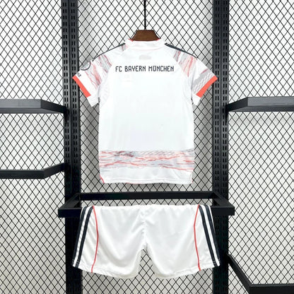 2025/2026 Bayern Munchen Away Football Shirt Kids Size