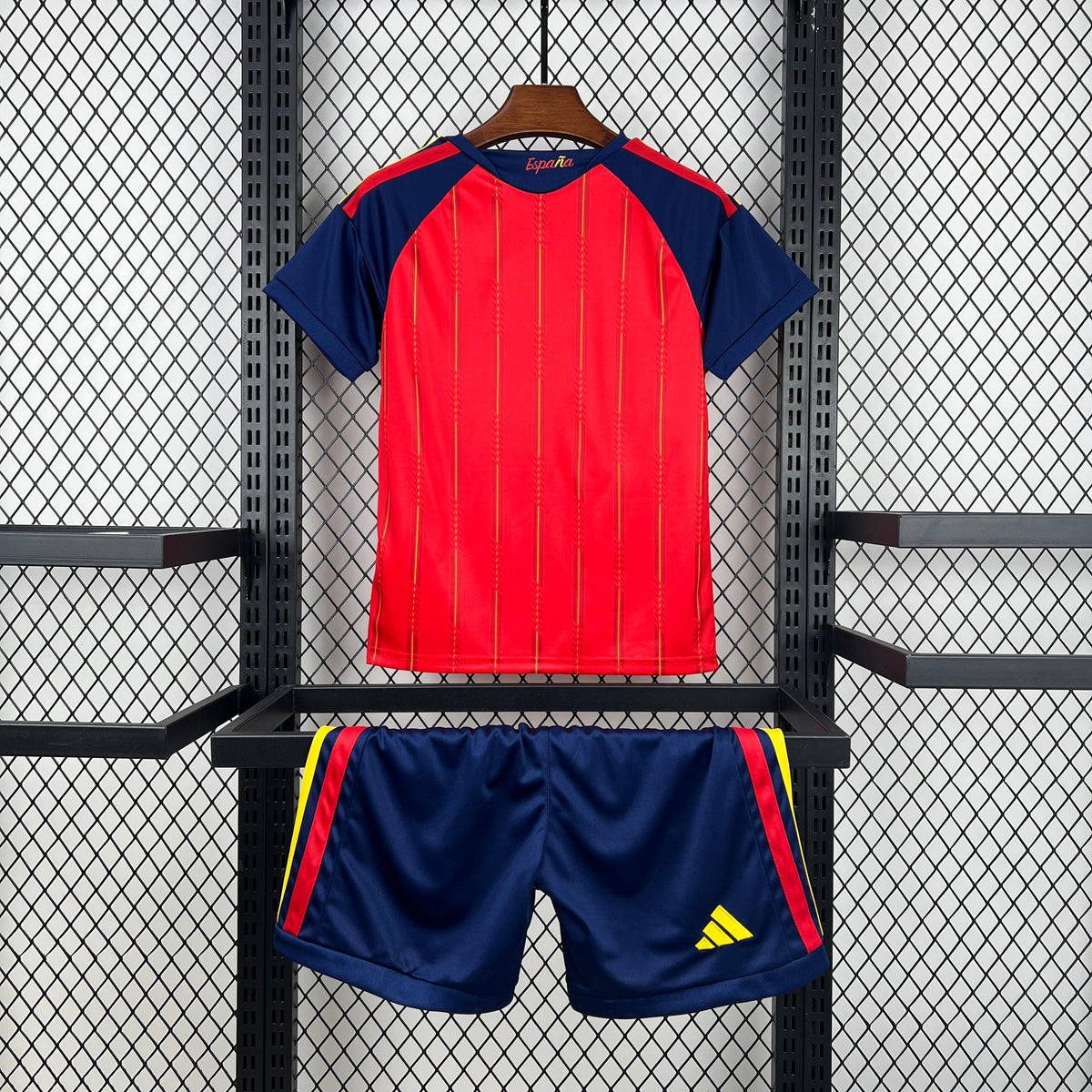 2026 Spain Home World Cup Football Shirt Kids Size