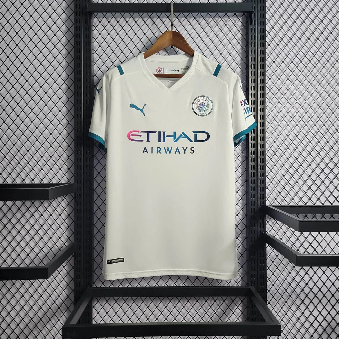 Manchester City Football Shirt 2021/2022 Retro Away