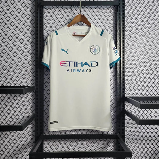 Manchester City Football Shirt 2021/2022 Retro Away