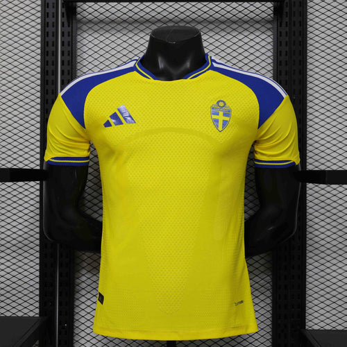 2026 Sweden Home World Cup Football Player Version Jersey