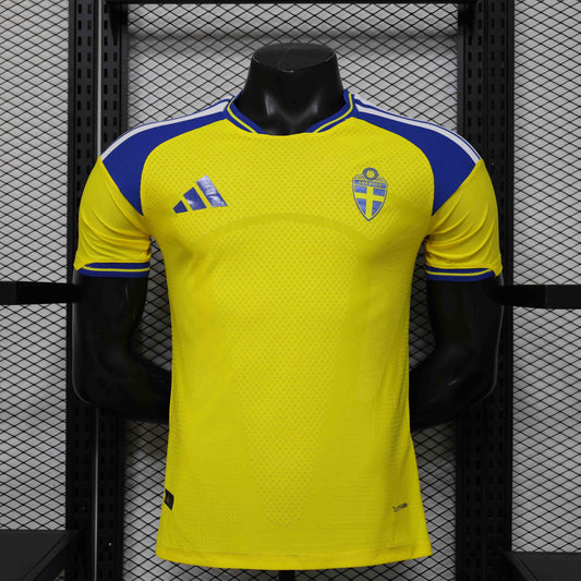 2026 Sweden Home World Cup Football Player Version Jersey