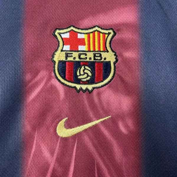 Barcelona x Travis Scott Retro 2000/01 Home Skeleton Jersey Kids Size