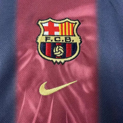 Barcelona x Travis Scott Retro 2000/01 Home Skeleton Jersey Kids Size