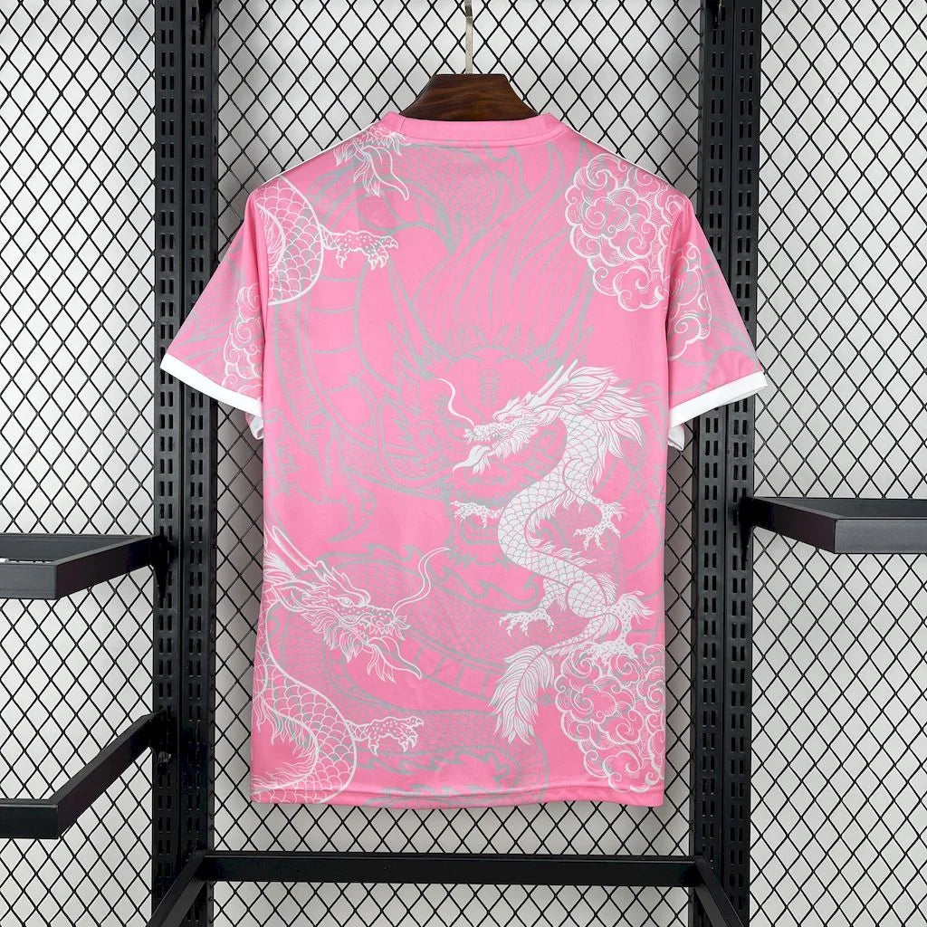 2025/2026 Real Madrid Pink Dragon Special Edition Jersey
