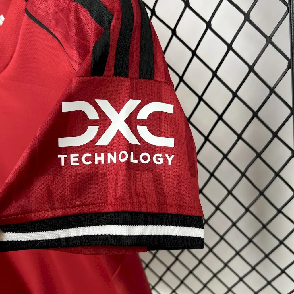 2025/2026 Manchester United Home Football Shirt Kids Size