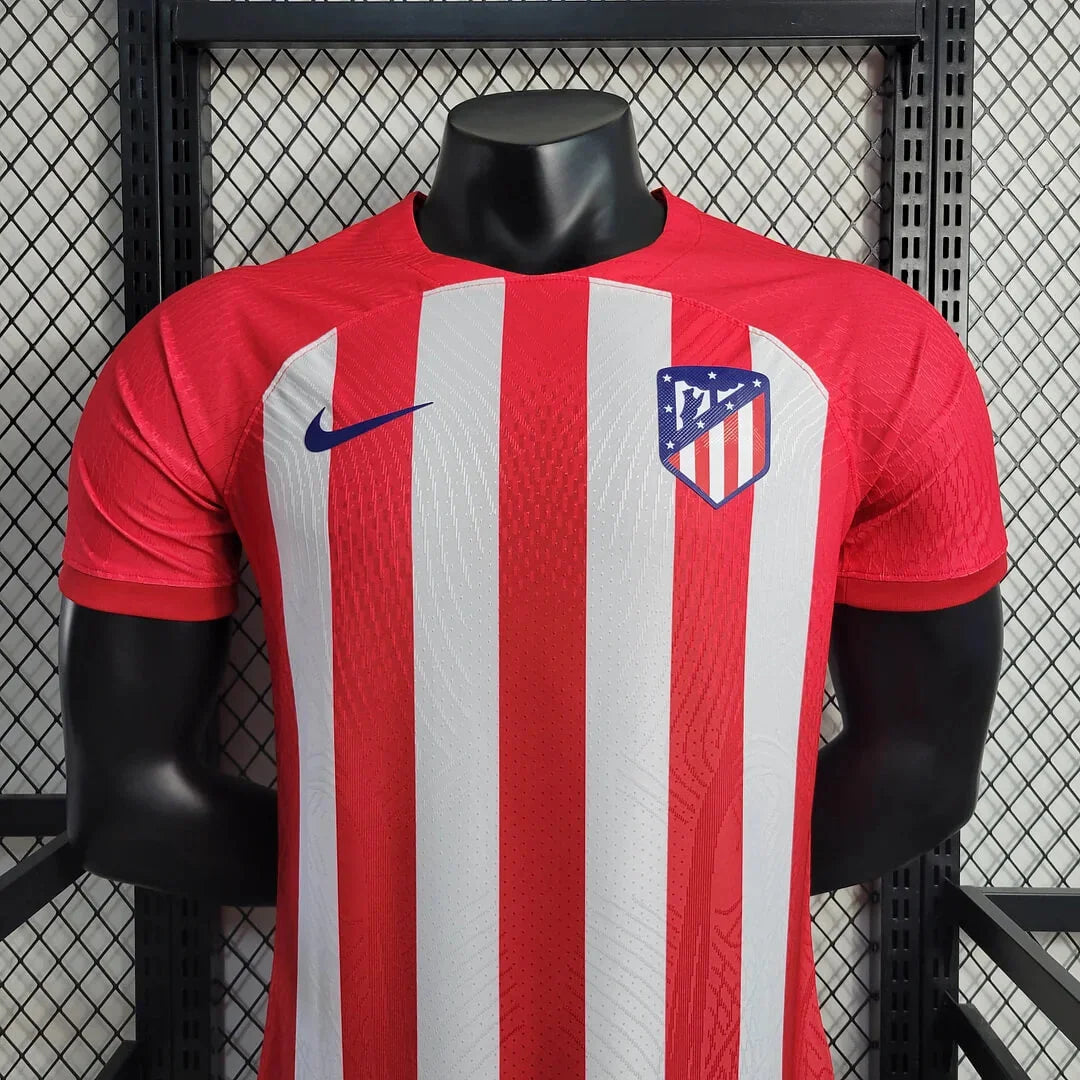 2023/2024 Atletico Madrid Home Soccer JerseyPlayer Version