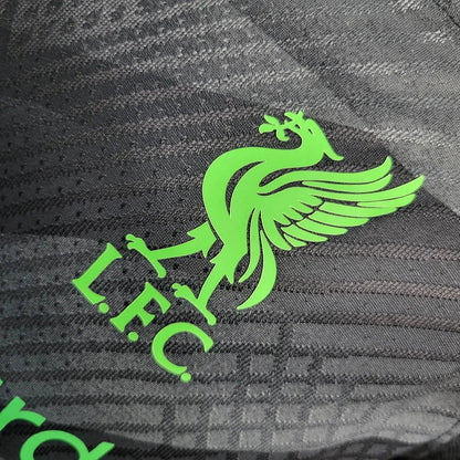 2023/2024 Liverpool Goalkeeper Black Soccer JerseyPlayer Version