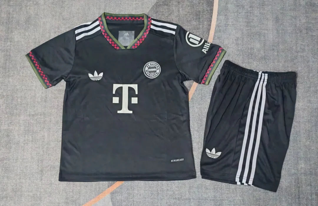 2025/2026 Bayern Munchen Third Away Football Shirt Kids Size