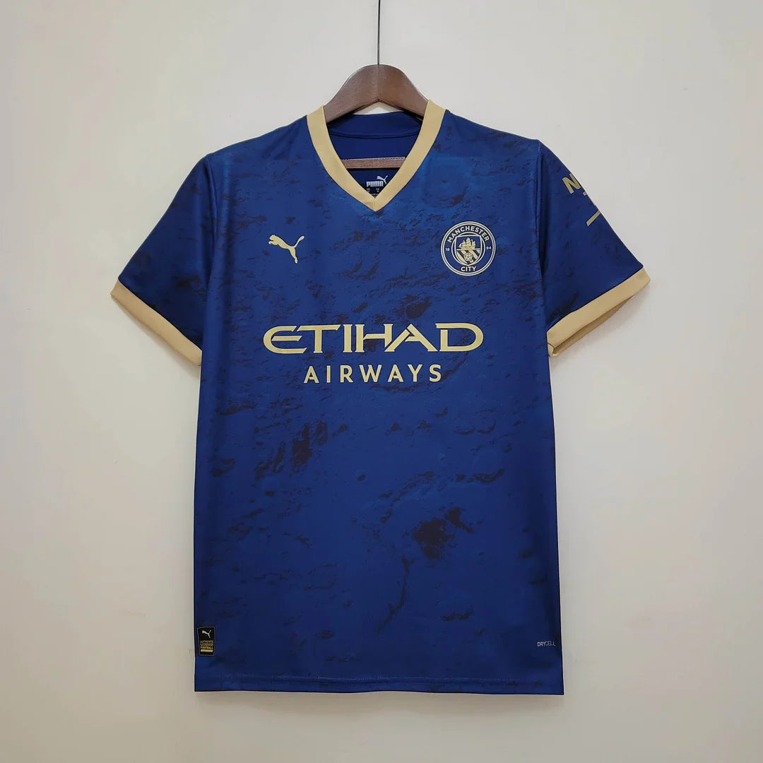 2023 Manchester City Chinese New Year Commemorative Edition Blue Football Shirt