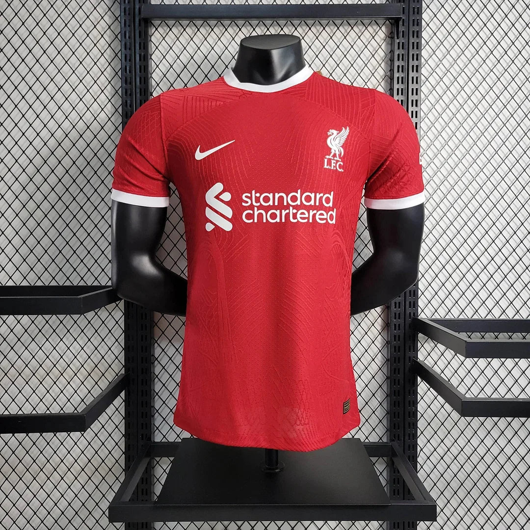 2023/2024 Liverpool Home Soccer JerseyPlayer Version