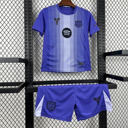 2025/2026 Kids Size Barcelona Purple Goalkeeper Football Kit