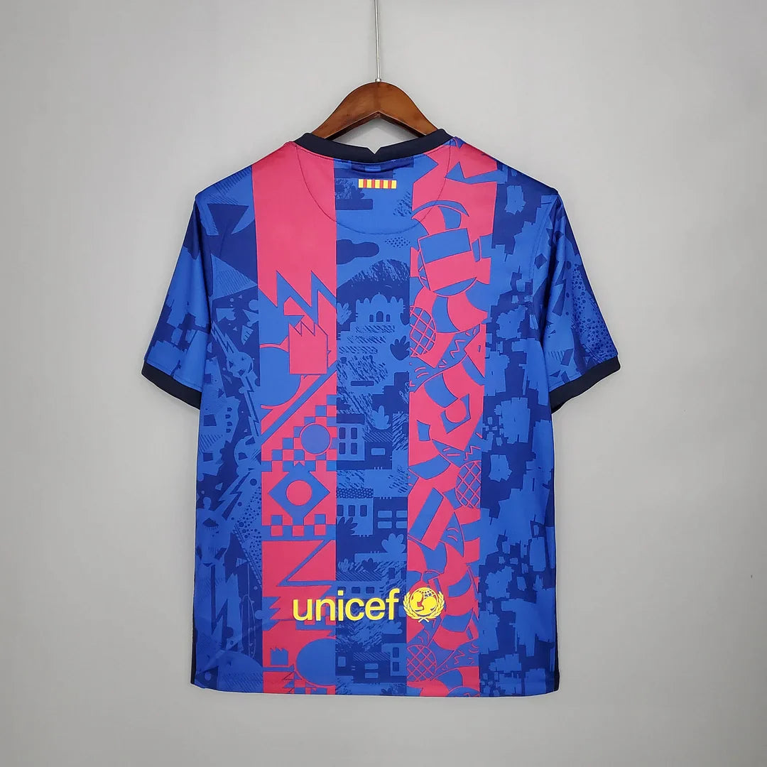 Barcelona Football Shirt 2021 / 2022 Retro Third Away
