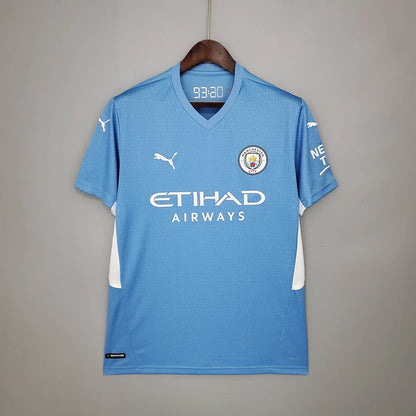 Manchester City Football Shirt 2021/2022 Retro Home