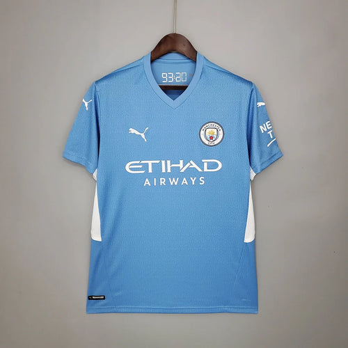 Manchester City Football Shirt 2021/2022 Retro Home