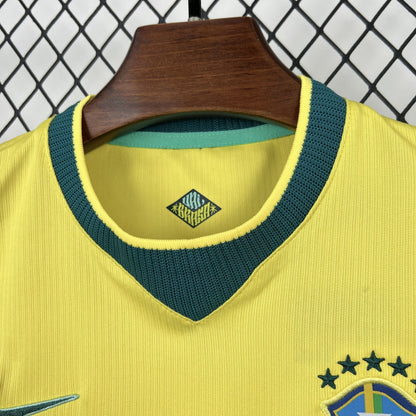 2026 Brazil Home World Cup Football Shirt Kids Size