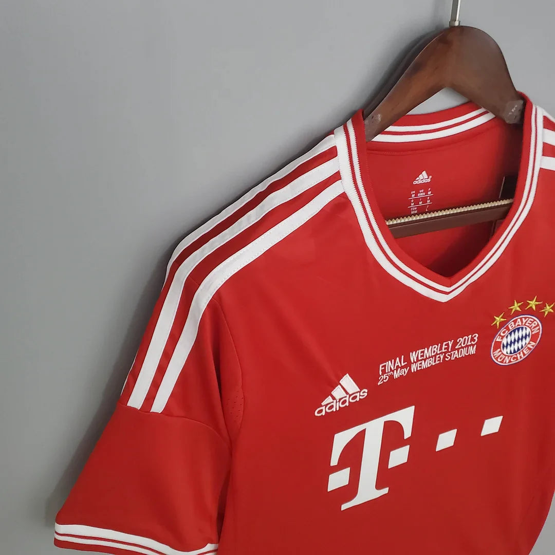 2013/2014 Retro Bayern Munich Home Champions League Edition Football Jersey