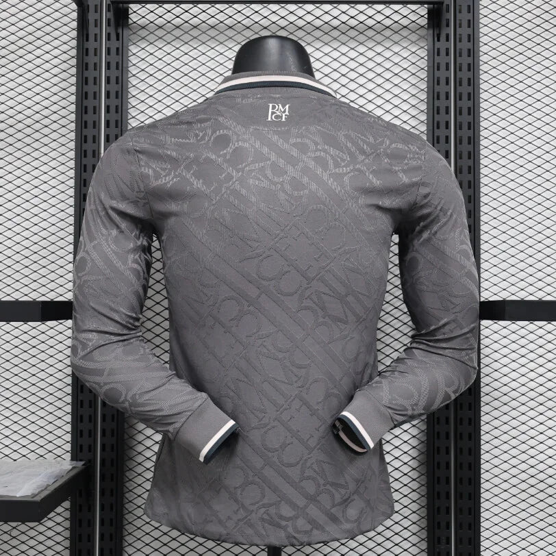 2024/2025 Long Sleeve Player Version Real Madrid Third Away Football Shirt