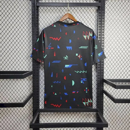 2024 Portugal Training Wear Black Football Shirt