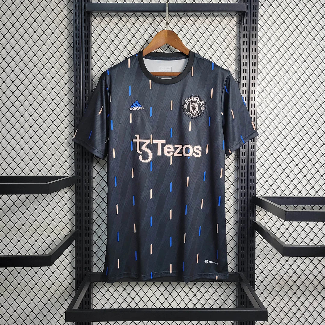 2022/2023 Manchester United Training Wear Black Football Shirt