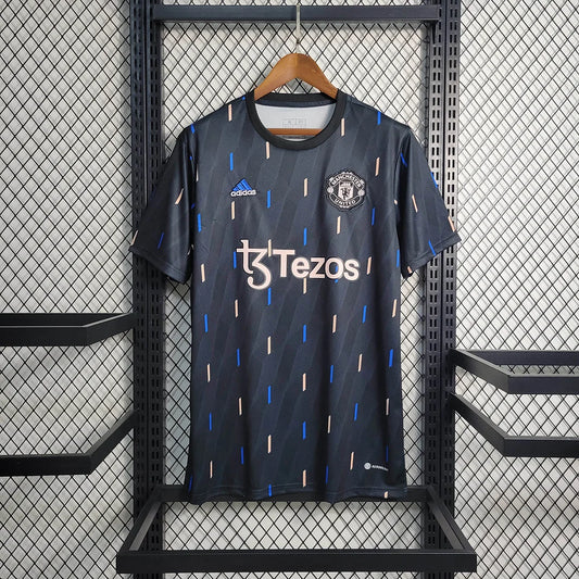 2022/2023 Manchester United Training Wear Black Football Shirt
