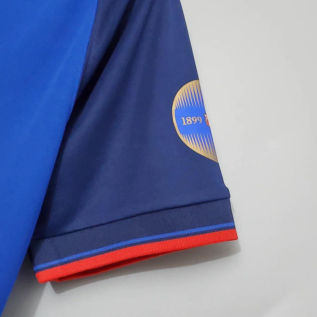 Retro Barcelona 100th Anniversary Version Football Shirt Home