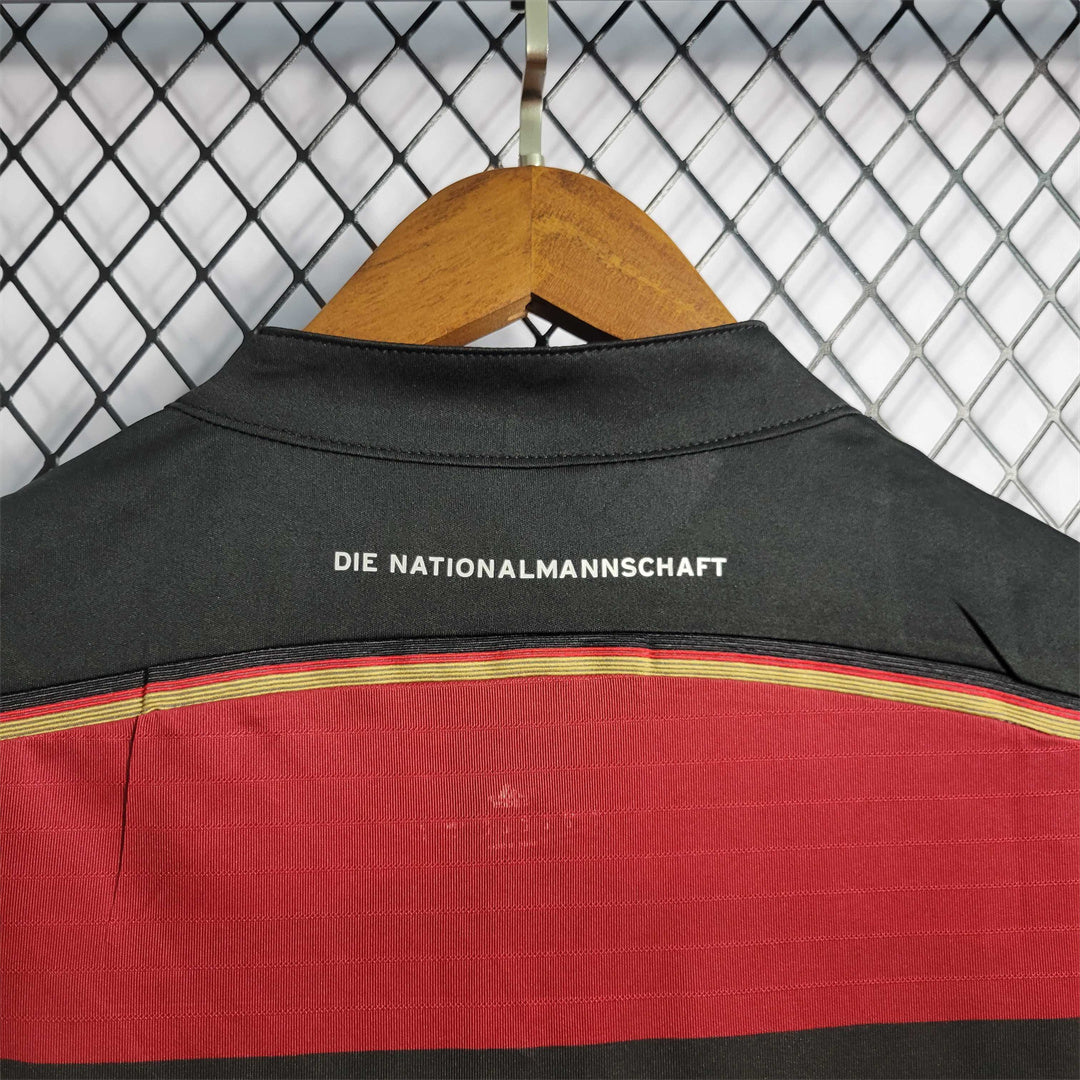 2014 Retro Germany Away Football Jersey