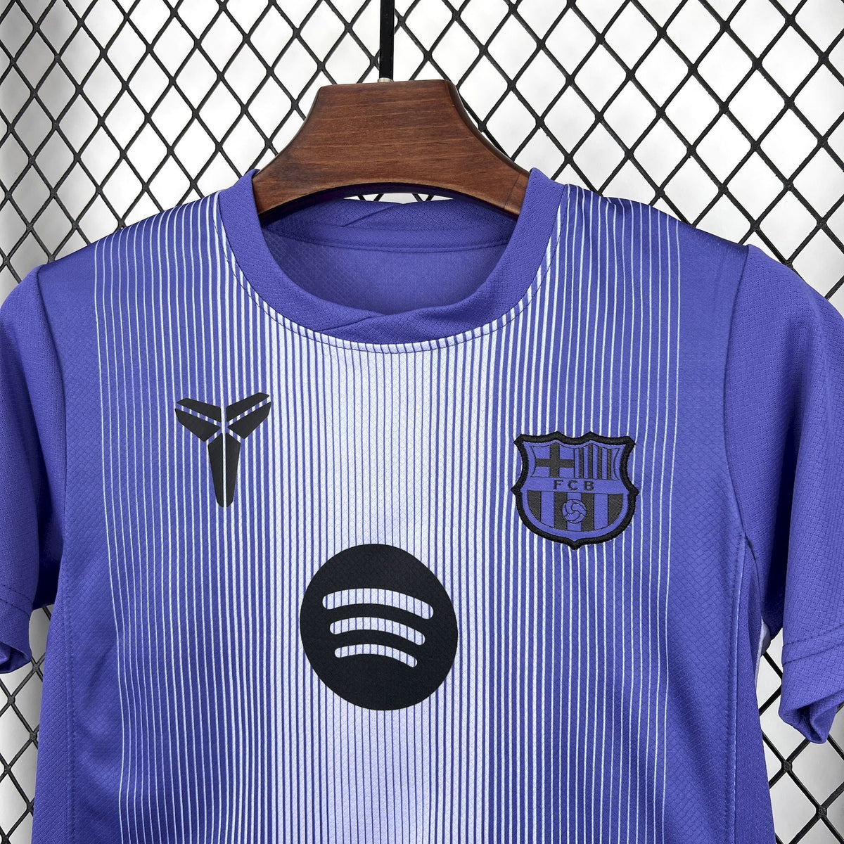 2025/2026 Kids Size Barcelona Purple Goalkeeper Football Kit