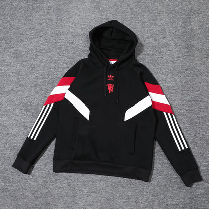 Manchester United Black and Red Tracksuit