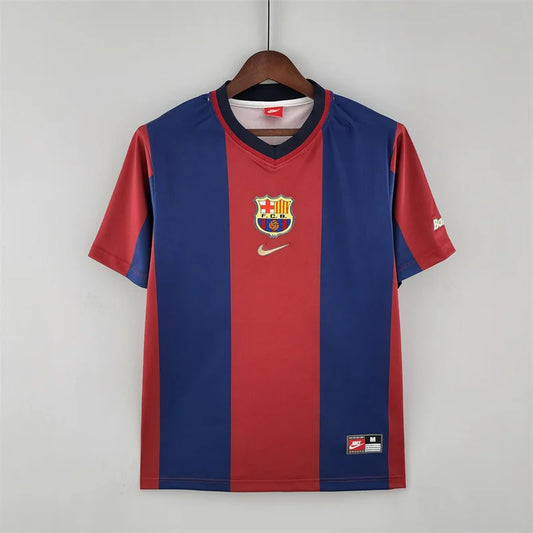 1998/1999 Retro Barcelona Football Shirt Home